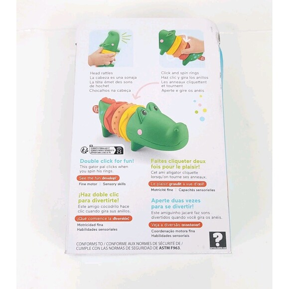 Fisher-Price Clicker Alligator New In Box - Picture 2 of 4